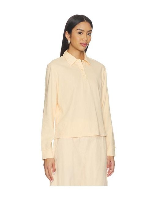 Leset Natural Margo Long Sleeve Polo