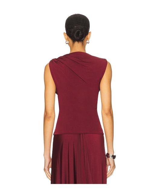 Misha Red The Sarin Jersey Top