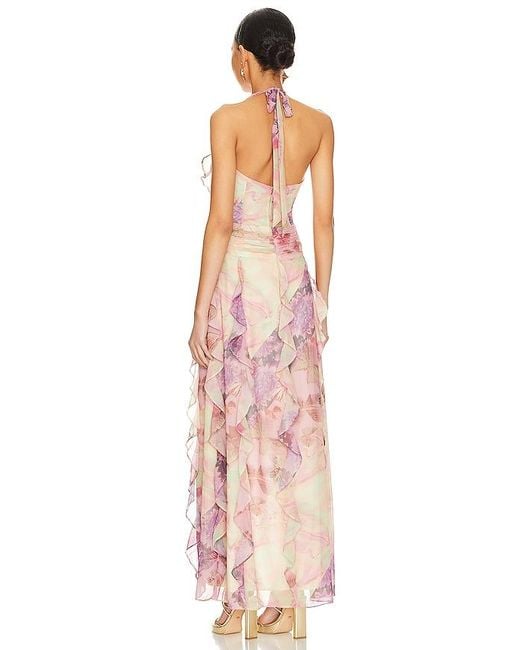 Nbd Pink Divya Maxi Dress