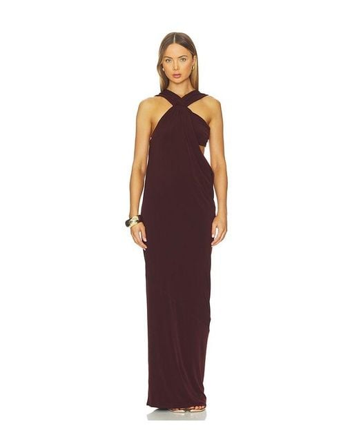 Lovers + Friends Purple Sora Gown
