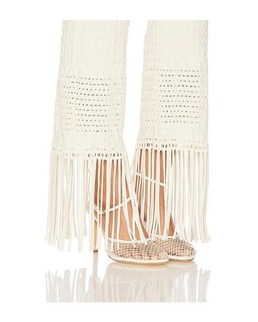 Nanushka White Miciel Pants