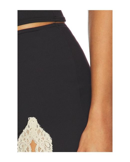 Only Hearts Black Delicious With Lace Lily Half Slip