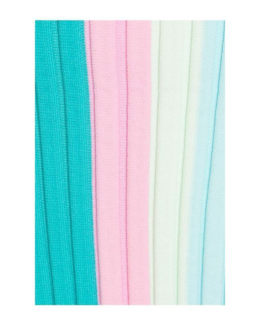 Kulani Kinis Multicolor Rib Knit Mini Dress