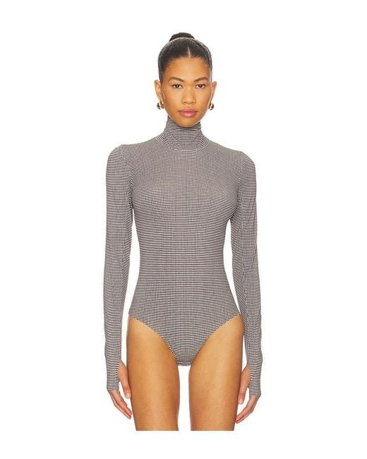 Commando Brown Classic Turtleneck Bodysuit