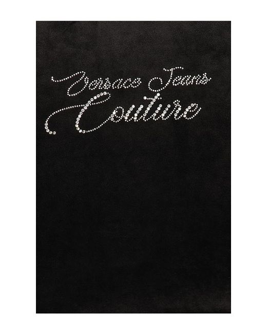 Versace Jeans Couture Black Velvet Top