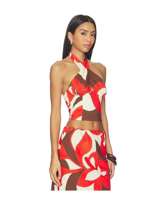 Seven Wonders Red Billie Top