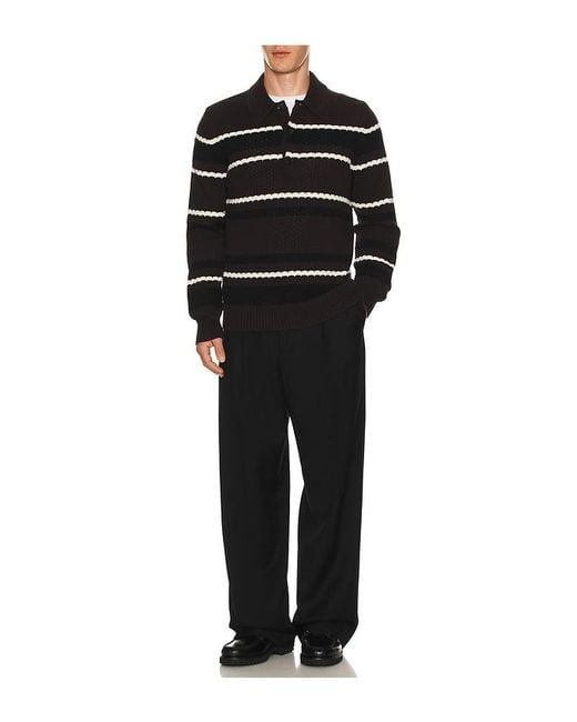 NN07 Black Alfie Polo for men