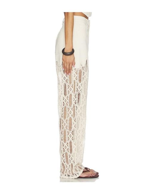 SELMACILEK Natural High Waisted Flare Pant