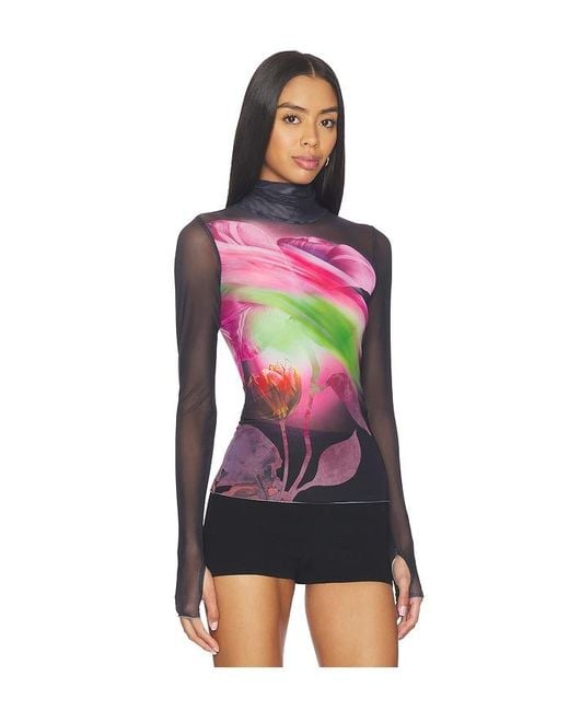 AFRM Red Zadie Top