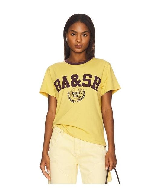 Ba&sh Yellow Ioni Tshirt