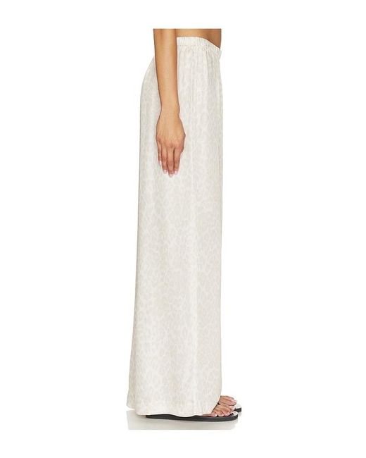 Anine Bing White Roslyn Pant