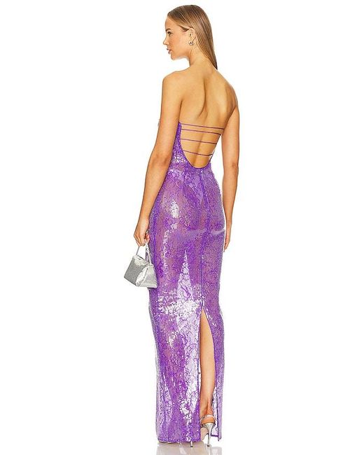 retroféte Purple Lucia Dress
