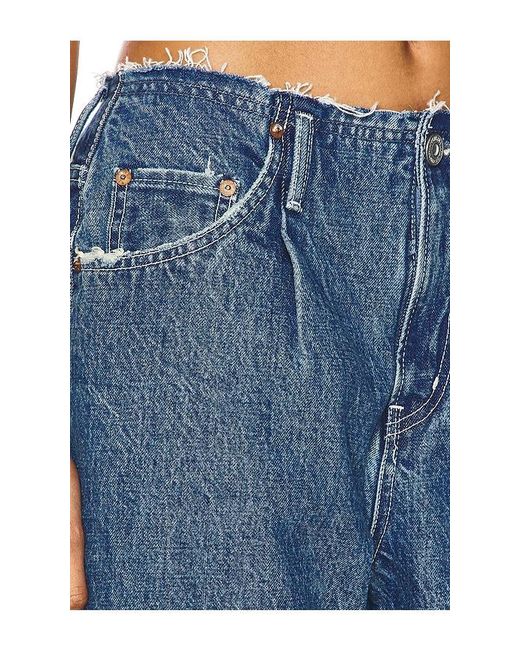Moussy Blue Macclenny Wide Leg Jeans