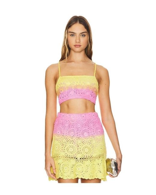 Maaji Yellow Abbie Top