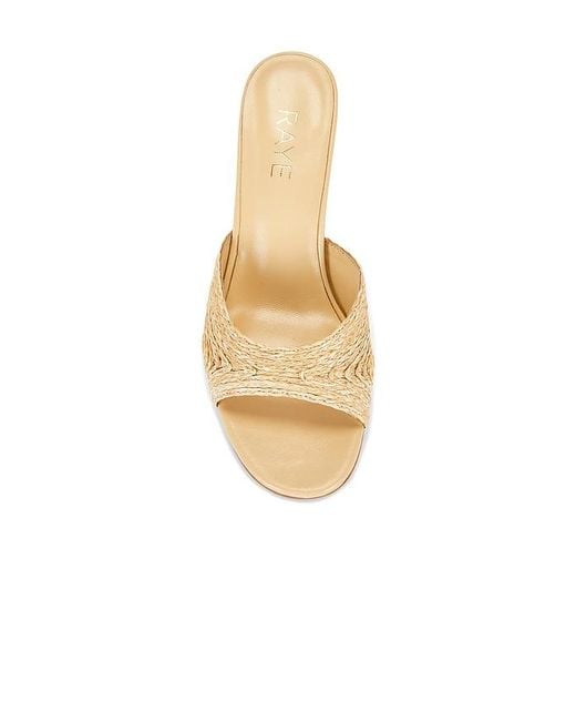 Raye White Sandale Amber