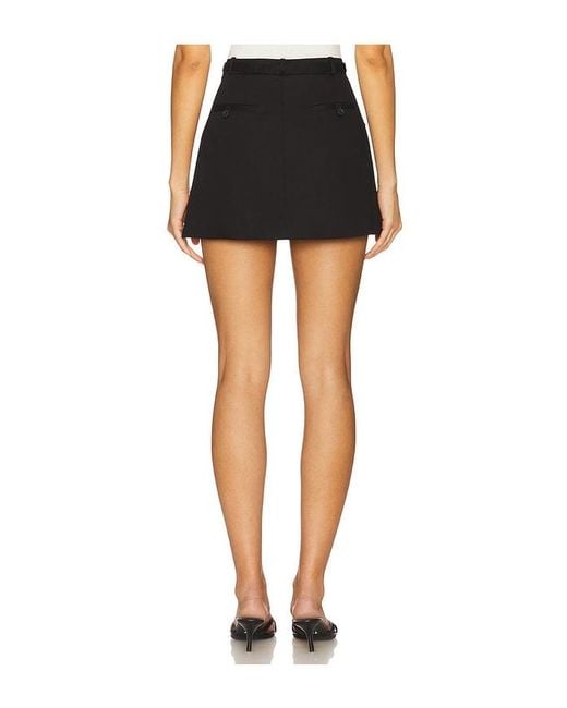 FRAME Black The Utility Cargo Skirt