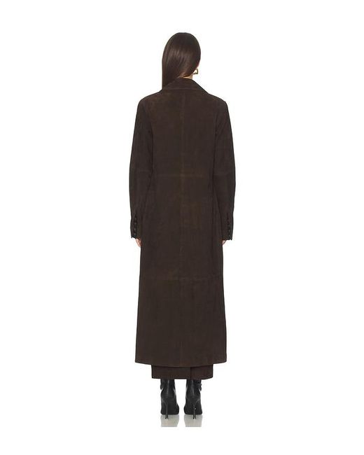SRG Black Bruno Suede Coat