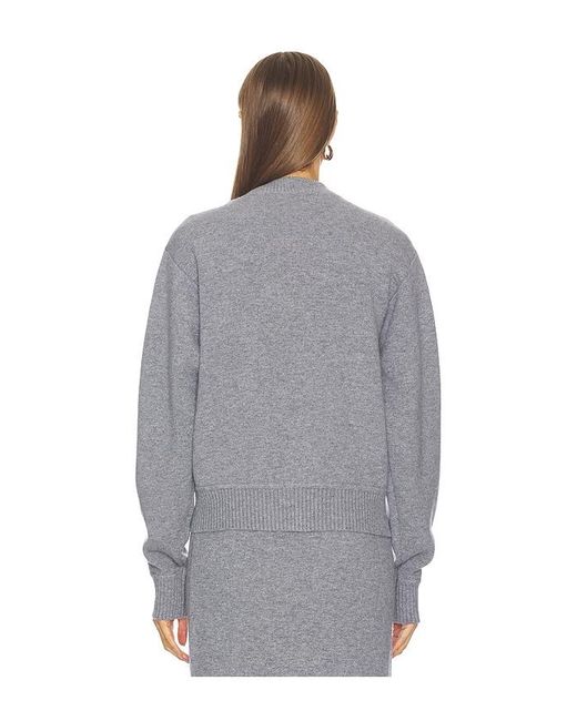 SRG Gray Velma Knit Bomber Jacket
