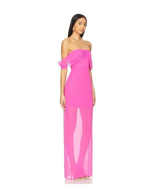 red maroon dress Elegant Sydney Maxi Dress in Wine main image 0