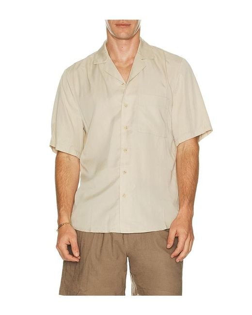 Onia White Lyocell Vacation Shirt for men
