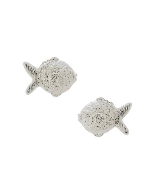 Frasier Sterling White X For Love & Lemons Catch Of The Day Earrings