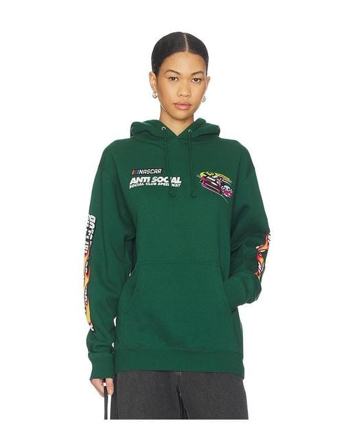 ANTI SOCIAL SOCIAL CLUB Green X Nascar Daytona Hoodie