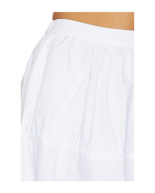 Solid & Striped White The Ivy Skirt