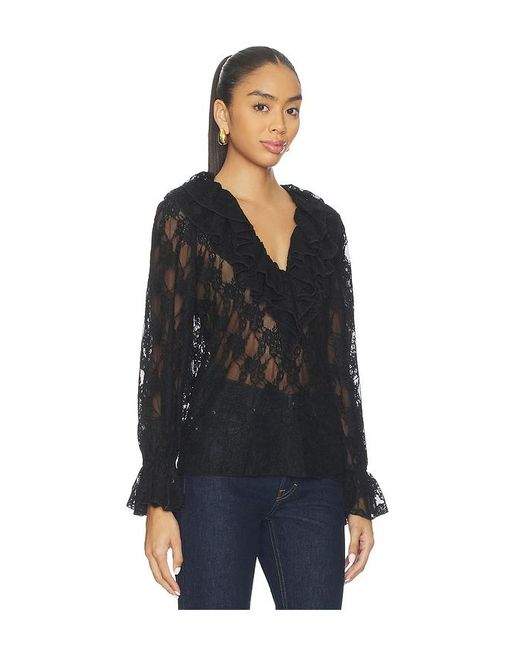 MORE TO COME Black Dulcie Top