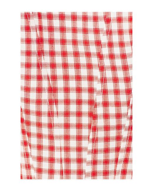 Amanda Uprichard Pink Ryland Top