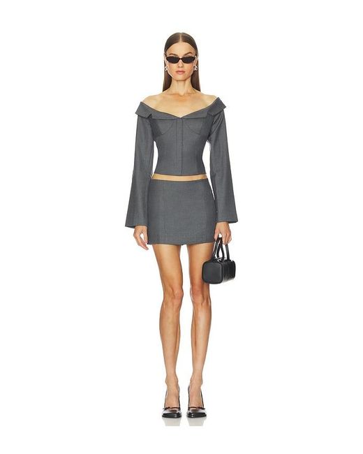 Camila Coelho Black Arden Top