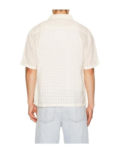 AllSaints White Aubrey Shirt for men
