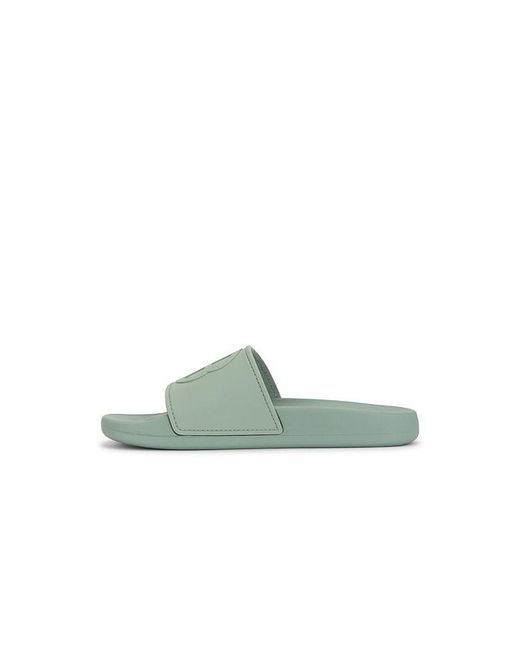 Anine Bing Green Isla Slides