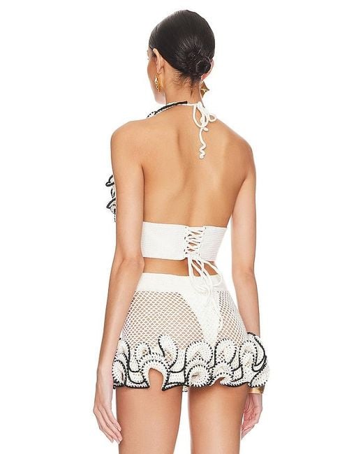 MY BEACHY SIDE White X Revolve Tango Halter Top