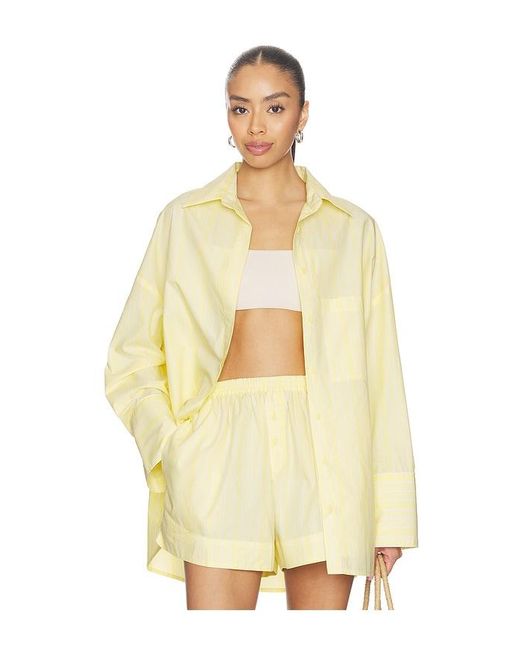 Faithfull The Brand Yellow Clemente Shirt