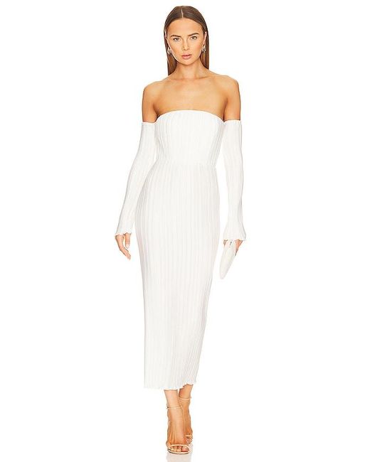 Vestido Largo Gatsby En Talla En L'idée de color White