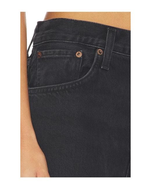 Agolde Black Ramona Short