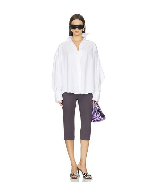 The Attico White Oversized Shirt