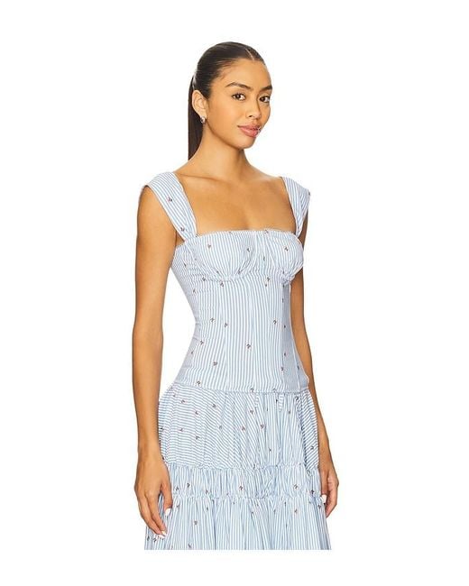 WeWoreWhat Ruched Cup コルセット White