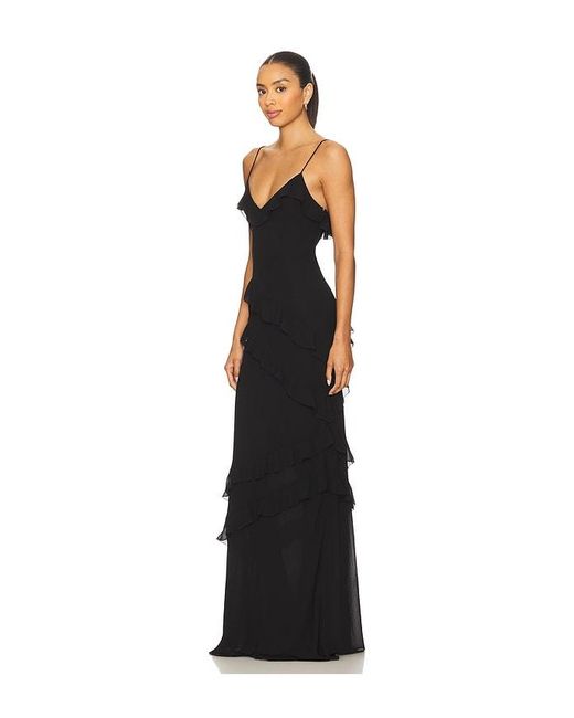 MAJORELLE Black Aesha Gown