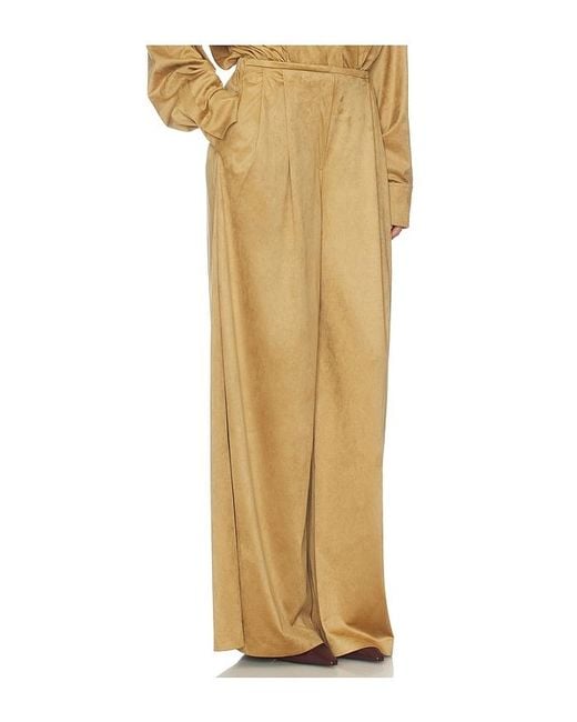 Norma Kamali Natural Pleat Pant