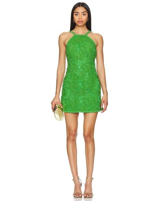 AMUR Green Calisa Mini Dress