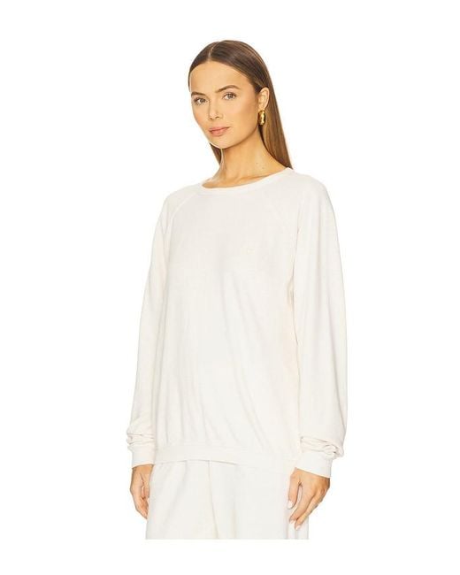 ÉTERNE White Sonny Oversized Sweatshirt