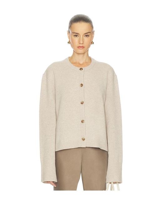 L'academie Natural Allegria Faux Fur Cardigan