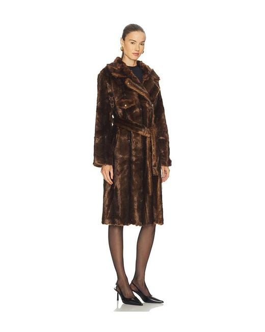 Jakke Brown Frosig Biker Coat