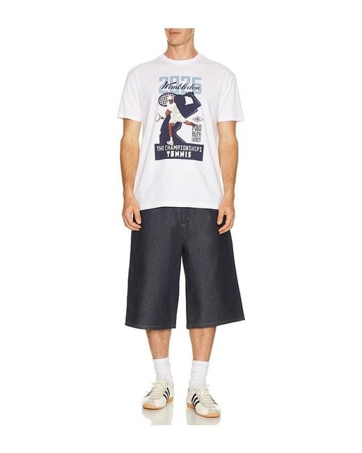 Polo Ralph Lauren White Wimbledon Tee for men