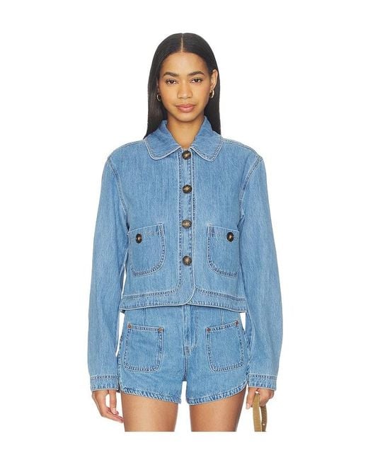 Blank NYC Blue Denim Jacket
