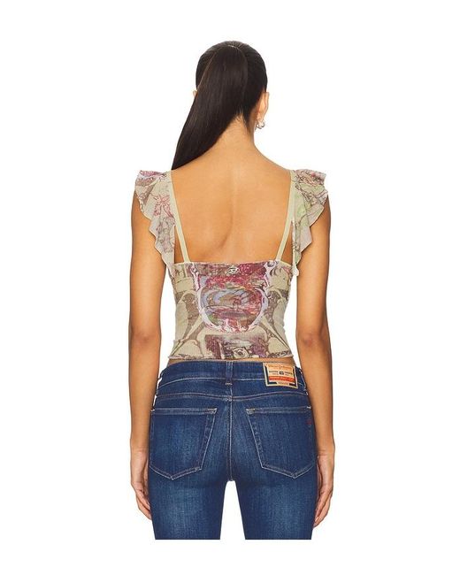 DIESEL Blue Fiore Top