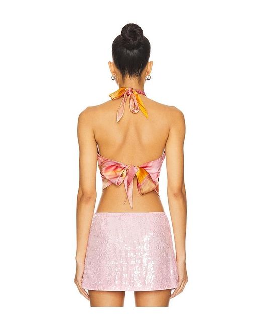 retroféte Pink Jamie Top