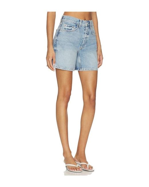 Anine Bing Blue Delaney Short