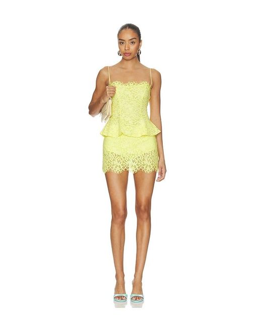 AFRM Yellow Presley Skirt